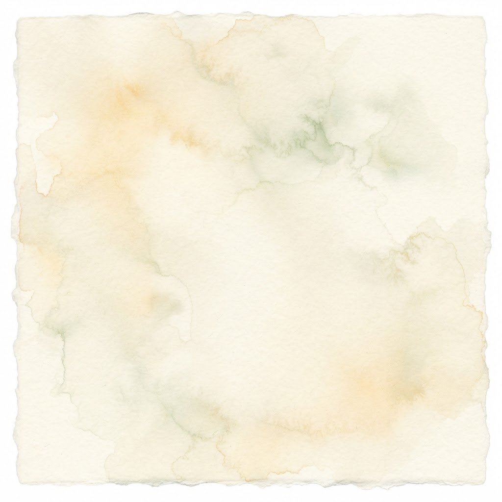 Soft watercolor wash in warm cream and gold tones